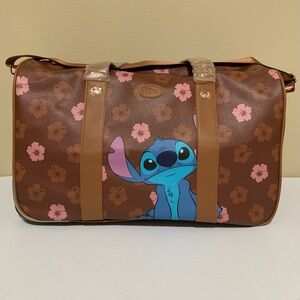 Disney Stitch Wheeled Duffle Carry-On Travel Bag-New